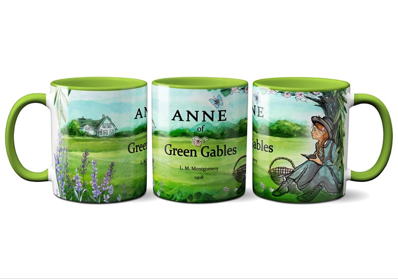 Universal Zone Anne of Green Gables by Lucy Maud Montgomery Coffee Mug With Book Design, Literature Lover Gift - Image 4